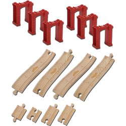 Chuggington Wooden Railway Elevated Track Pack