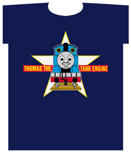 Thomas Star in Background T-Shirt